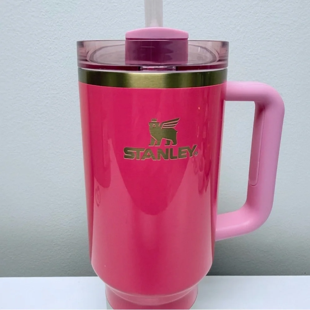 Stanley Pink Parade 40 oz Tumbler, Limited Edition Quencher H2.0 FlowState, New - Picture 6 of 9